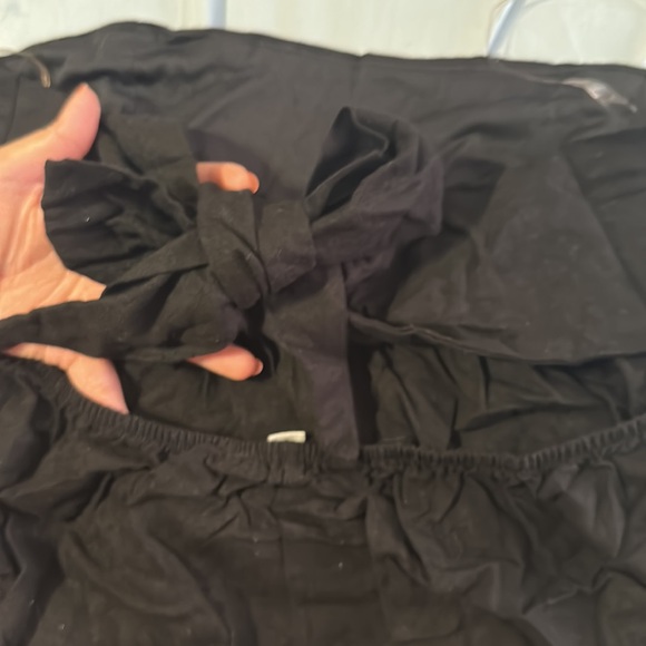 Pacsun LA Hearts Black Strapless Peplum Top - Picture 3 of 4